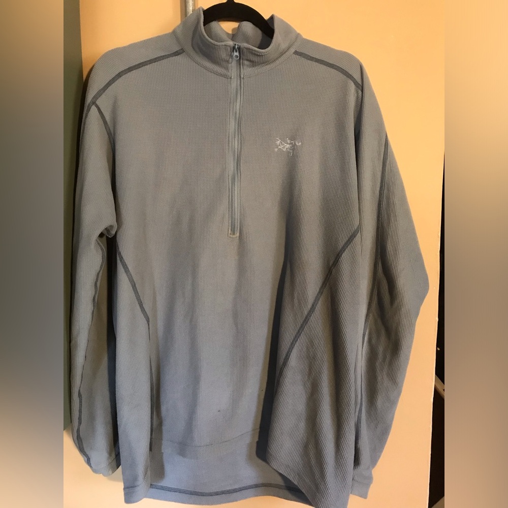 Arcteryx Zip Pullover Light Blue